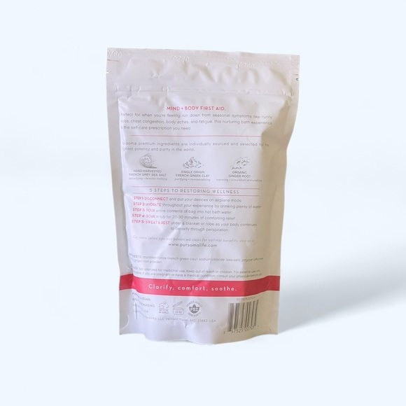 Pursoma HOT TUB Cold+Flu Relief Bath Salts/Soak - Picture 2 of 2